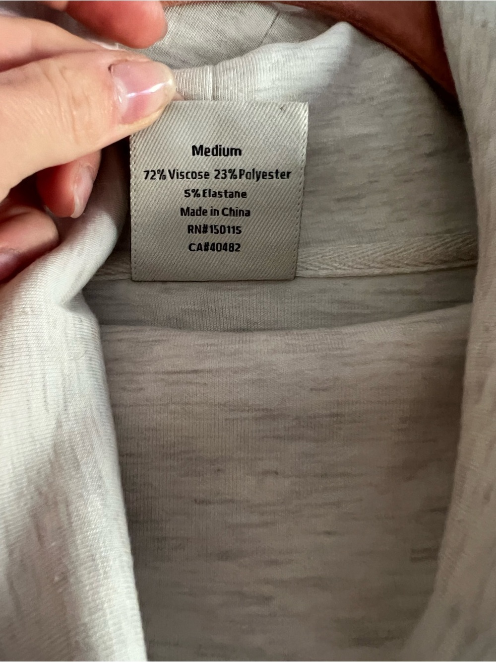 Varley Cream Drawstring Turtleneck Sweater - Picture 8 of 8